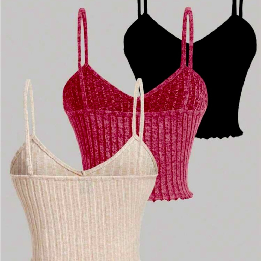 Shein Essence 3/Pc Set Camisole Tank Top